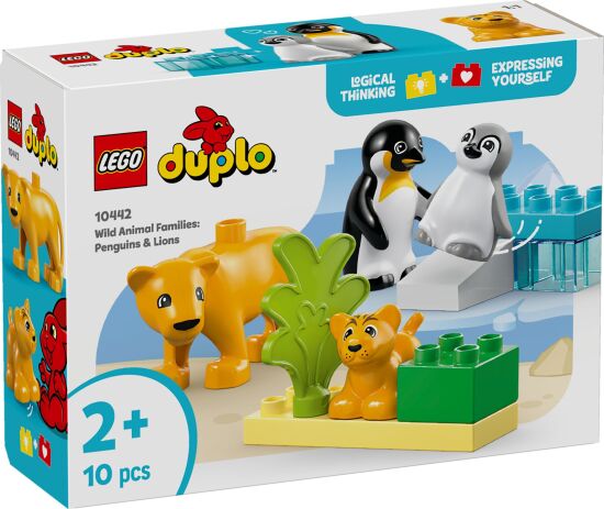 LEGO 10442 - Wild Animal Families: Penguins & Lions - 401958010442 - crystallotus.eu