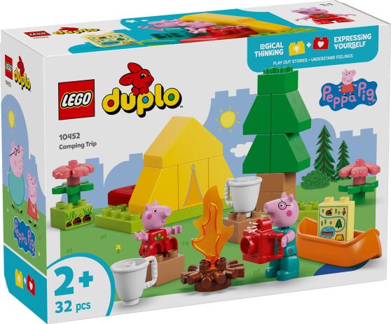 LEGO 10452 - Peppa Pig Camping Trip - 401958010452 - crystallotus.eu