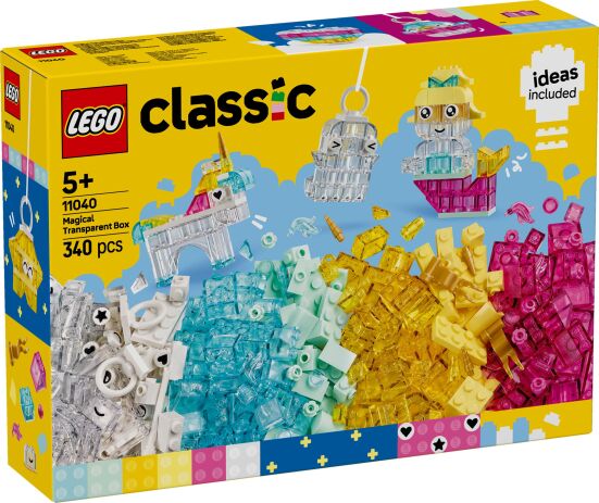 LEGO 11040 - Classic Magical Transparent Box - 401958011040 - crystallotus.eu