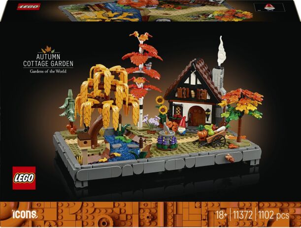LEGO 11372 - Icons Autumn Cottage Garden - 401958011372 - crystallotus.eu