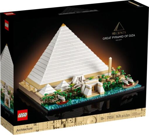 LEGO 21058 - Architecture Great Pyramid Of Giza - 401958021058 - crystallotus.eu