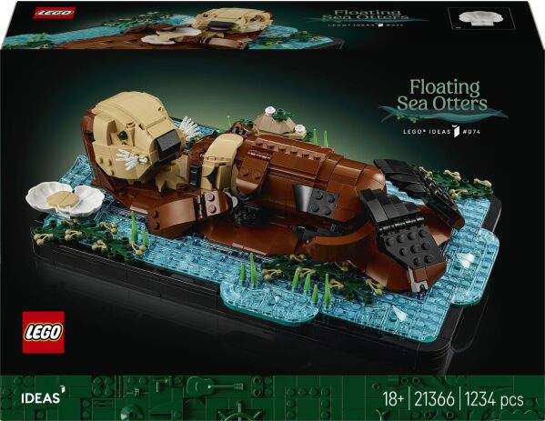LEGO 21366 - Ideas Floating Sea Otters - 401958021366 - crystallotus.eu