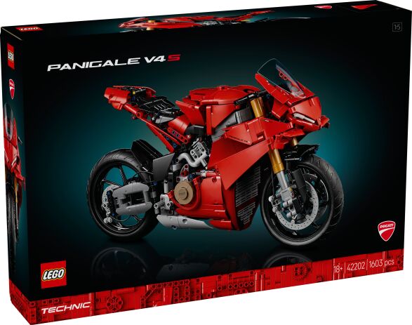 LEGO 42202 - Technic Ducati Panigale V4 S Motorcycle - 401958042202 - crystallotus.eu
