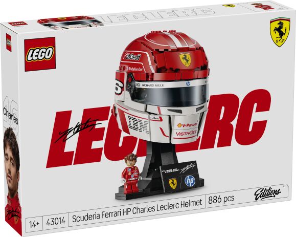 LEGO 43014 - Editions Scuderia Ferrari HP Charles Leclerc Helmet - 401958043014 - crystallotus.eu