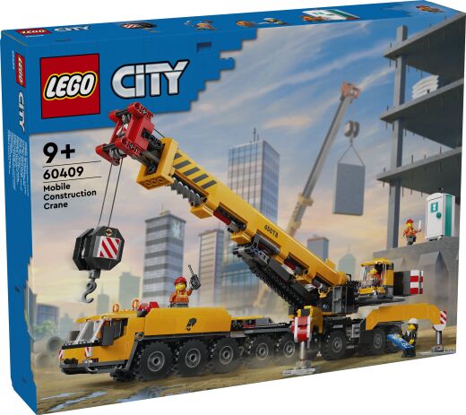 LEGO 60409 - City Yellow Mobile Construction Crane - 401958060409 - crystallotus.eu