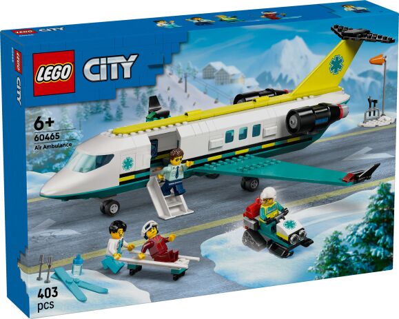 LEGO 60465 - City Emergency Air Ambulane Airplane - 401958060465 - crystallotus.eu