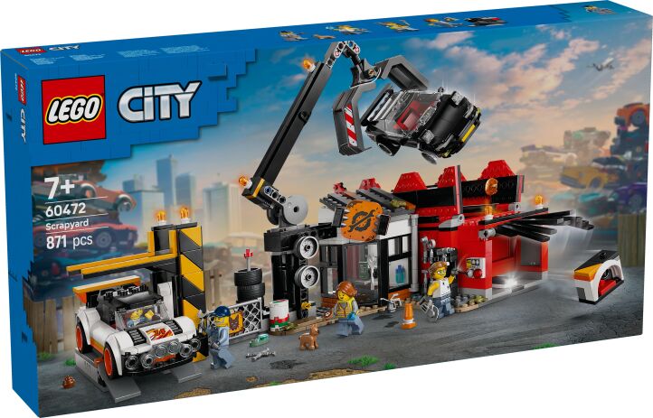 LEGO 60472 - City Scrapyard With Cars - 401958060472 - crystallotus.eu