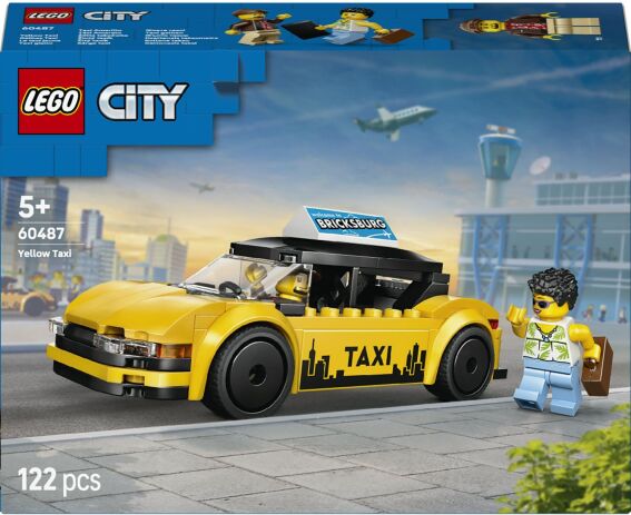 LEGO 60487 - City Yellow Taxi - 401958060487 - crystallotus.eu