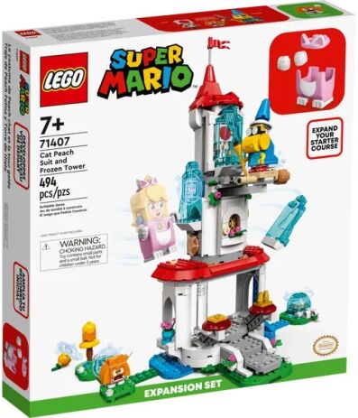 LEGO 71407 - Super Mario Cat Peach Suit Αnd Frozen Tower Expansion Set - 401958071407 - crystallotus.eu