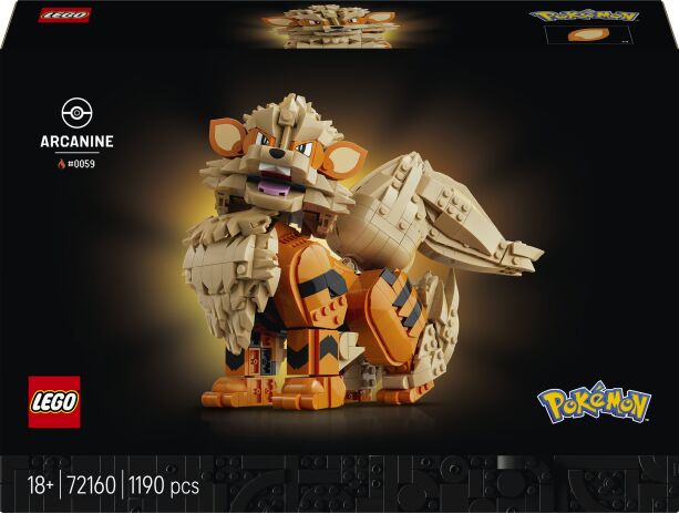 LEGO 72160 - Pokemon Arcanine - 401958072160 - crystallotus.eu