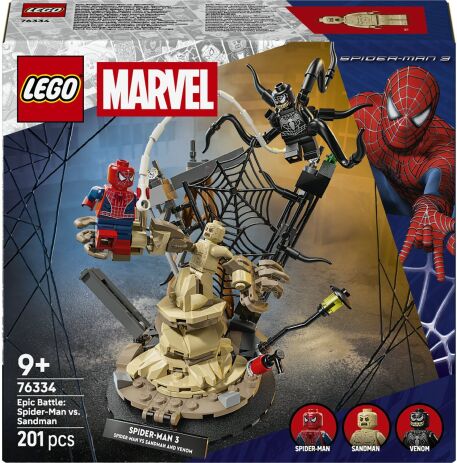 LEGO 76334 - Super Heroes Epic Battle: Spider-Man vs. Sandman - 401958076334 - crystallotus.eu