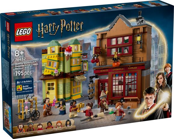 LEGO 76452 - Harry Potter Quality Quidditch Supplies & Ice Cream Parlour - 401958076452 - crystallotus.eu