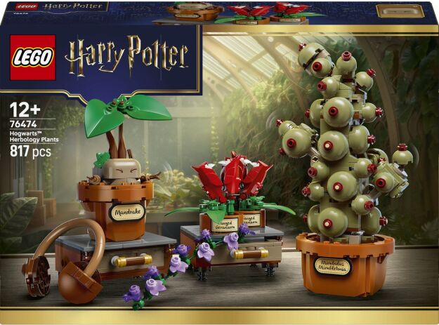 LEGO 76474 - Harry Potter Hogwarts Herbology Plants - 401958076474 - crystallotus.eu