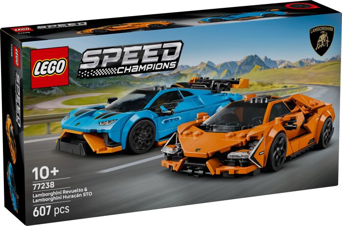 LEGO 77238 - Speed Champions Lamborghini Revuelto & Hucaran STO - 401958077238 - crystallotus.eu