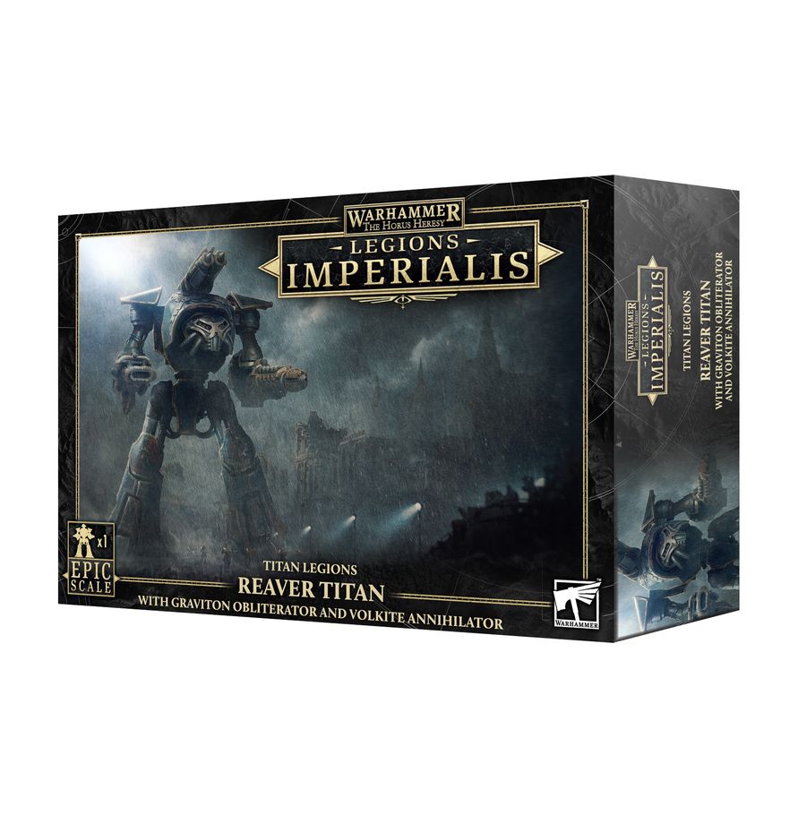 Warhammer The Horus Heresy - Legions Imperialis: Reaver Titan with Graviton Obliterator and Volkite Annihilator (03-110)