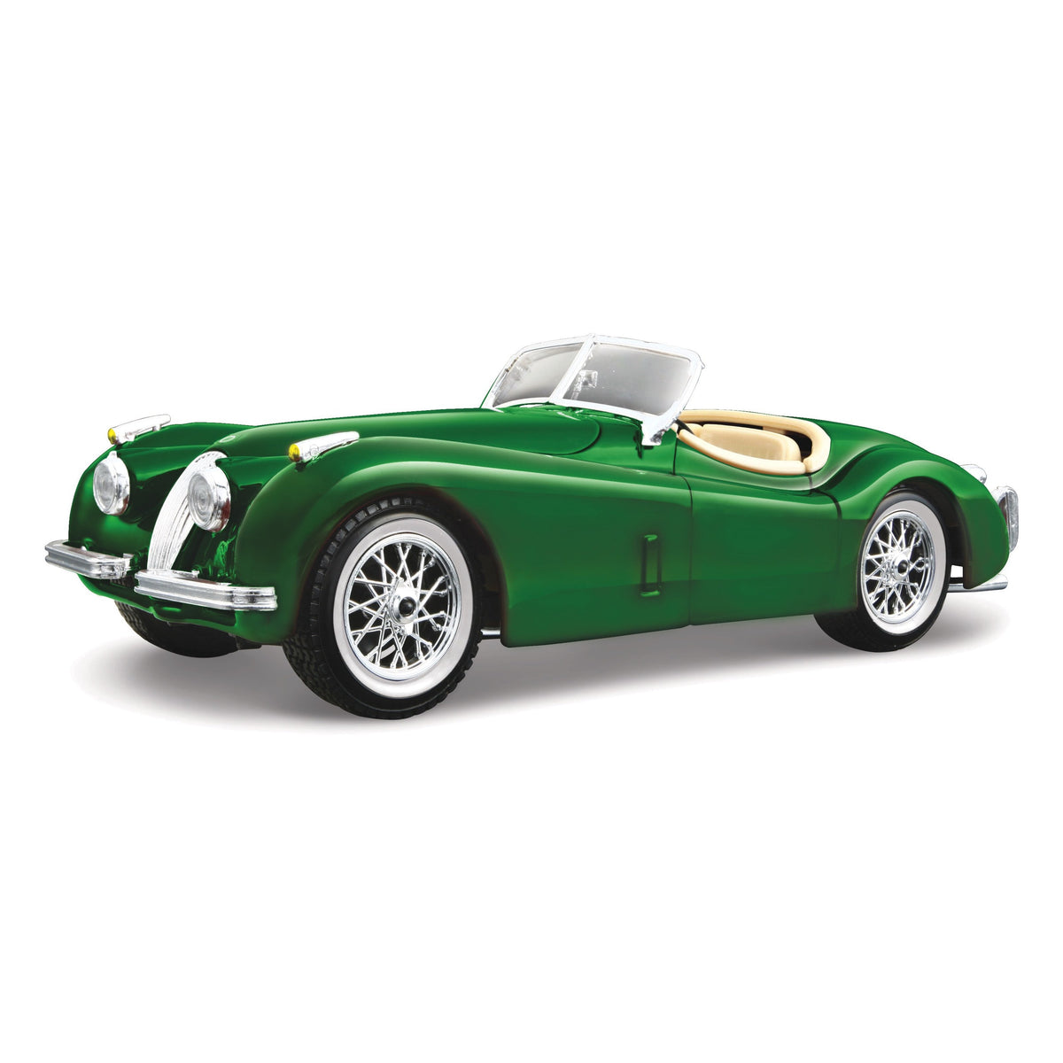Bburago 1:24 Jaguar XK120 Roadster (1951) Green - 4893993008506 - crystallotus.eu