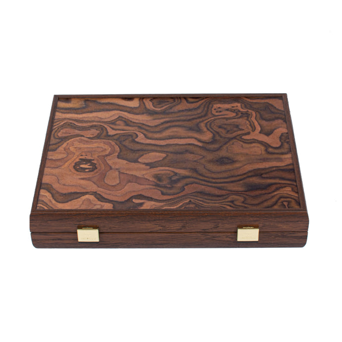 Handcrafted Premium Mahjong Tiles set in California Walnut Burl Case (MJV20U)