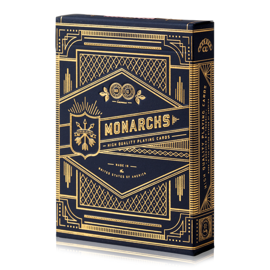 Playing Cards Blue Monarchs