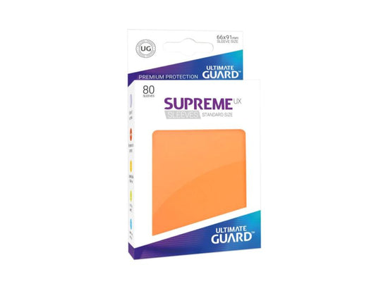 Ultimate Guard Supreme UX Sleeves Standard Size Orange (80)