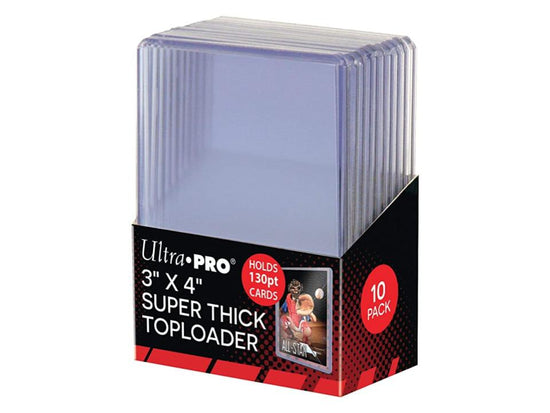 Ultra Pro - 3" x 4" Super Thick 260pt Toploader (10 Pieces)