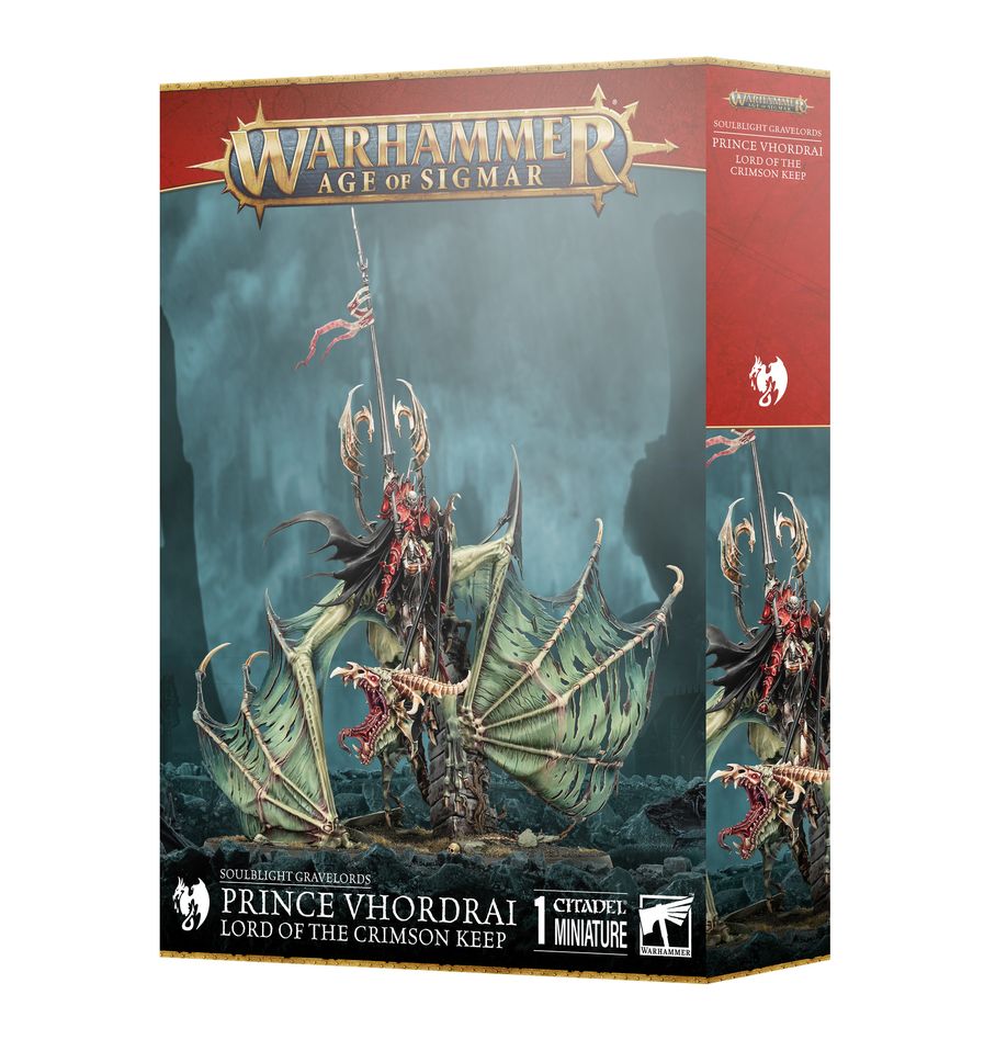 Age of Sigmar - Prince Vhordrai, Lord of the Crimson Keep (91 - 80) - 5011921226061 - Crystal Lotus