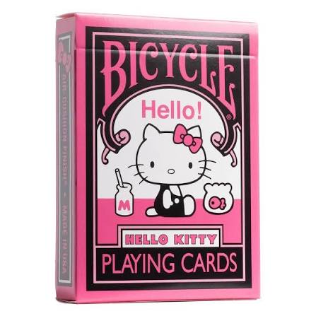 Bicycle - Hello Kitty Black and Pink Playing Cards - 73854098561 - Crystal Lotus