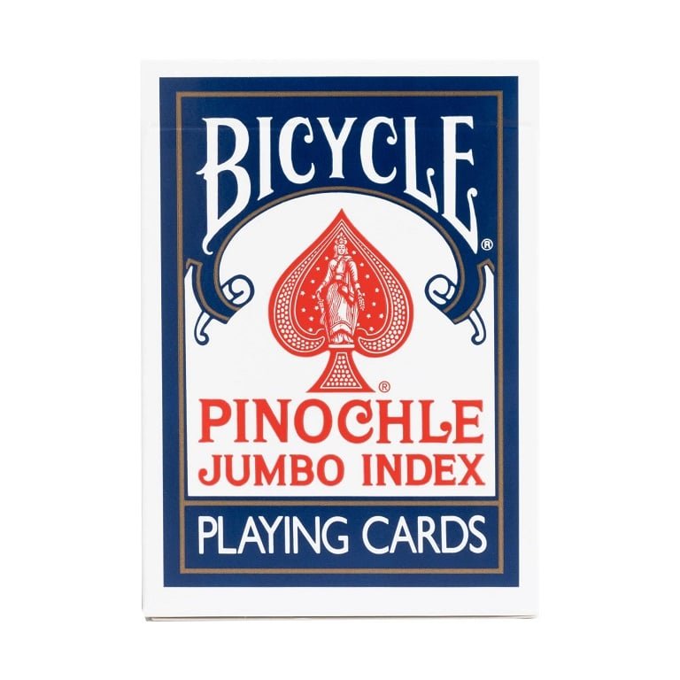 Bicycle Pinochle Jumbo Index Blue - 073854000441 - CrystalLotus.eu