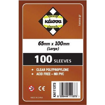 Boardgame Sleeves 65x100mm 100pcs (Copper) Crystal Lotus Boardgame Sleeves 65x100mm 100pcs (Copper) Crystal Lotus
