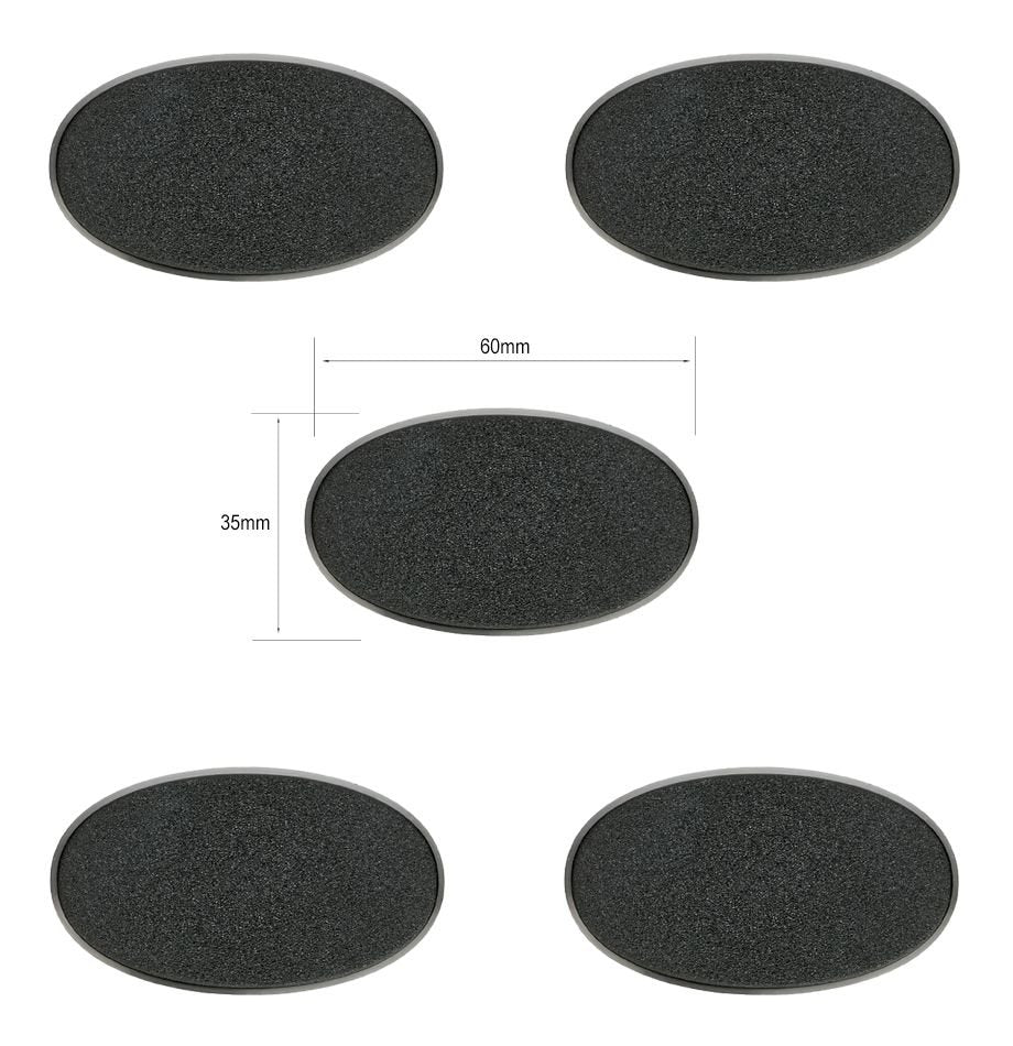Citadel 60x35mm Oval Bases - 99079999006 - CrystalLotus.eu