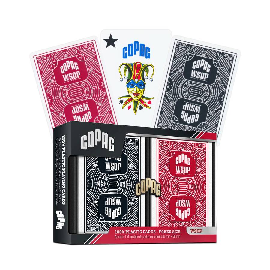 Copag - WSOP Jumbo Index Double Plastic Playing Cards - 7896192345967 - Crystal Lotus