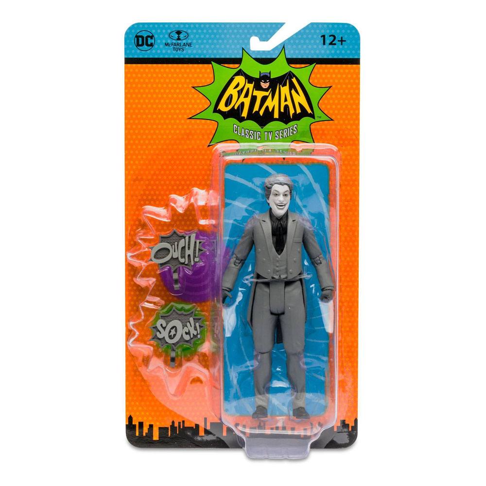 DC Retro Action Figure Batman 66 The Joker (Black & White TV Variant) 15 cm - 787926150575 - CrystalLotus.eu