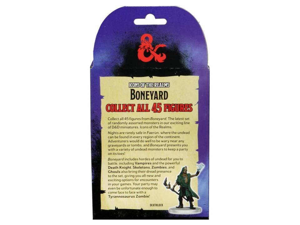 D&D Icons of The Realms Miniatures: Boneyard Booster 4 Count - 634482960370 - CrystalLotus.eu