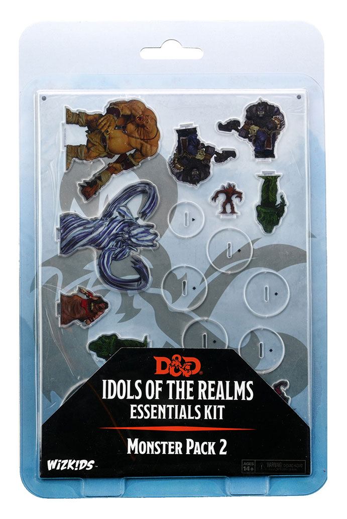 D&D Icons of the Realms Miniatures Essentials 2D Miniatures - Monster Pack