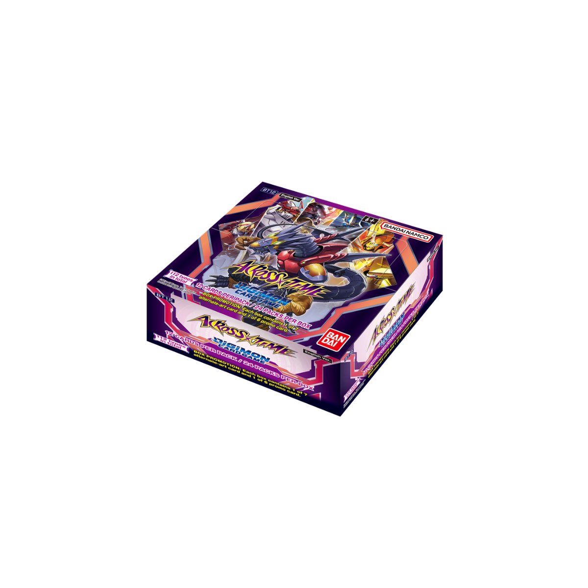 Digimon Card Game - Across Time Booster Box BT12 (24 Packs) Crystal Lotus Digimon Card Game - Across Time Booster Box BT12 (24 Packs) Crystal Lotus