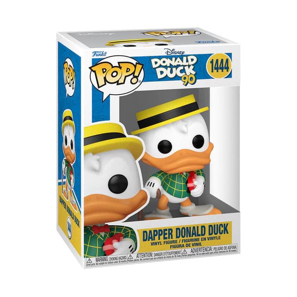 Disney DD 90th Anniversary POP! Disney Vinyl Figure Donald Duck (Dapper) 9 cm - 889698757249 - Crystal Lotus