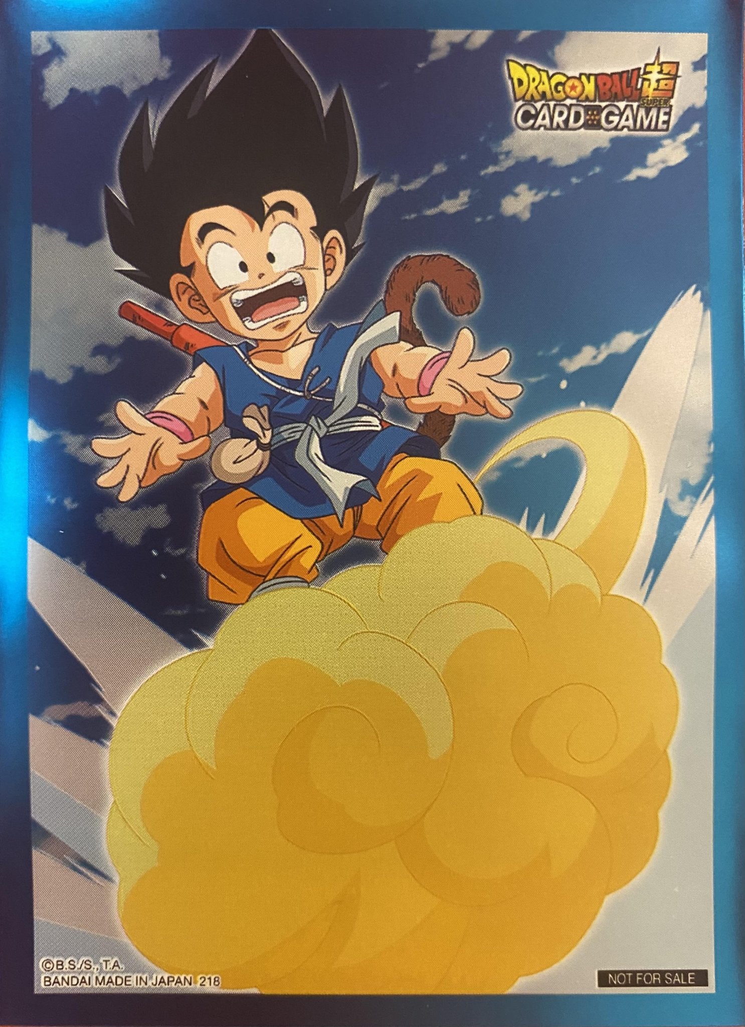 Dragon Ball Super CCG: Tournament Prize Card Sleeves - Son Goku & Nimbus (50 - Pack) - Bandai Card Sleeves - 1000003 - CrystalLotus.eu