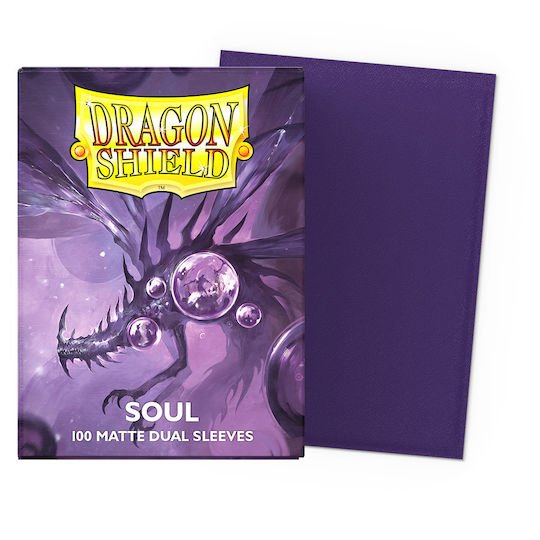 Dragon Shield Standard Size Dual Matte Sleeves Special Edition - Soul (100 Sleeves) - 5706569150624 - Crystal Lotus
