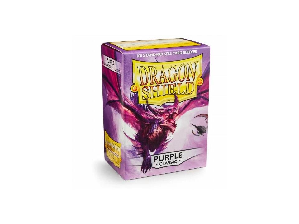Dragon Shield Standard Sleeves - Purple (100 Sleeves) - 5706569100094 - CrystalLotus.eu