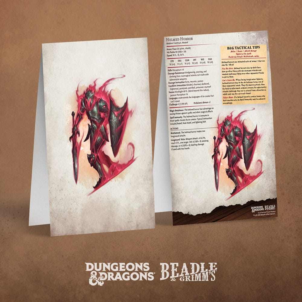 Dungeons & Dragons RPG Encounter Cards Challenge Rating 0 - 6: Pack 2 - 776438 - Crystal Lotus