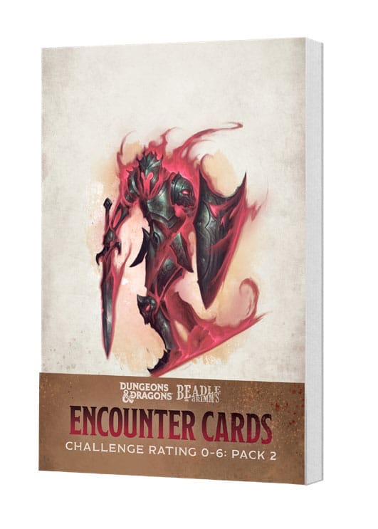 Dungeons & Dragons RPG Encounter Cards Challenge Rating 0 - 6: Pack 2 - 776438 - Crystal Lotus