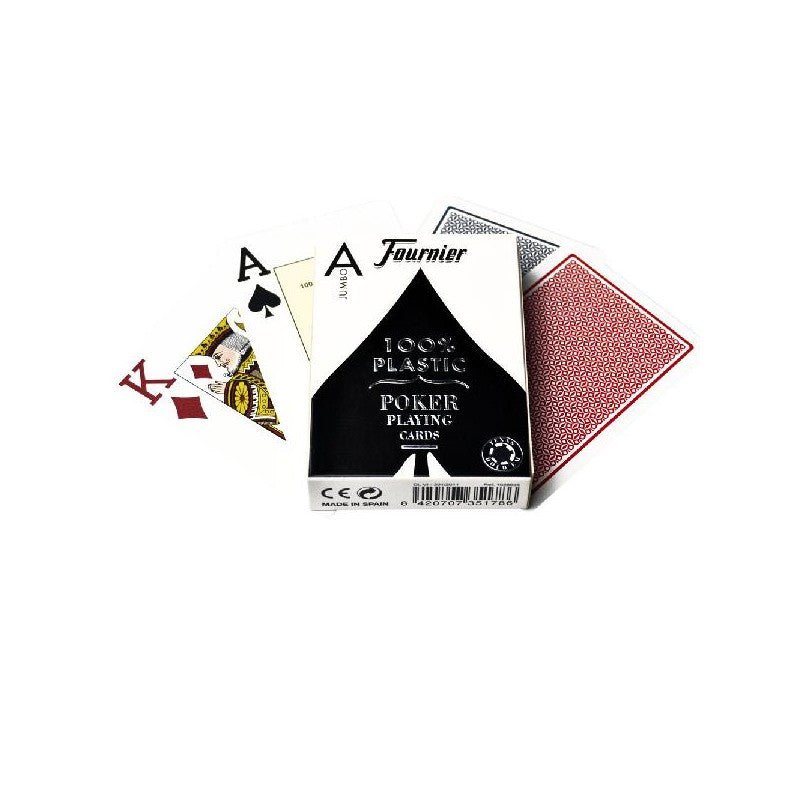 Fournier 2800 100% Plastic Jumbo Index Black - 8420707351786 - Crystal Lotus