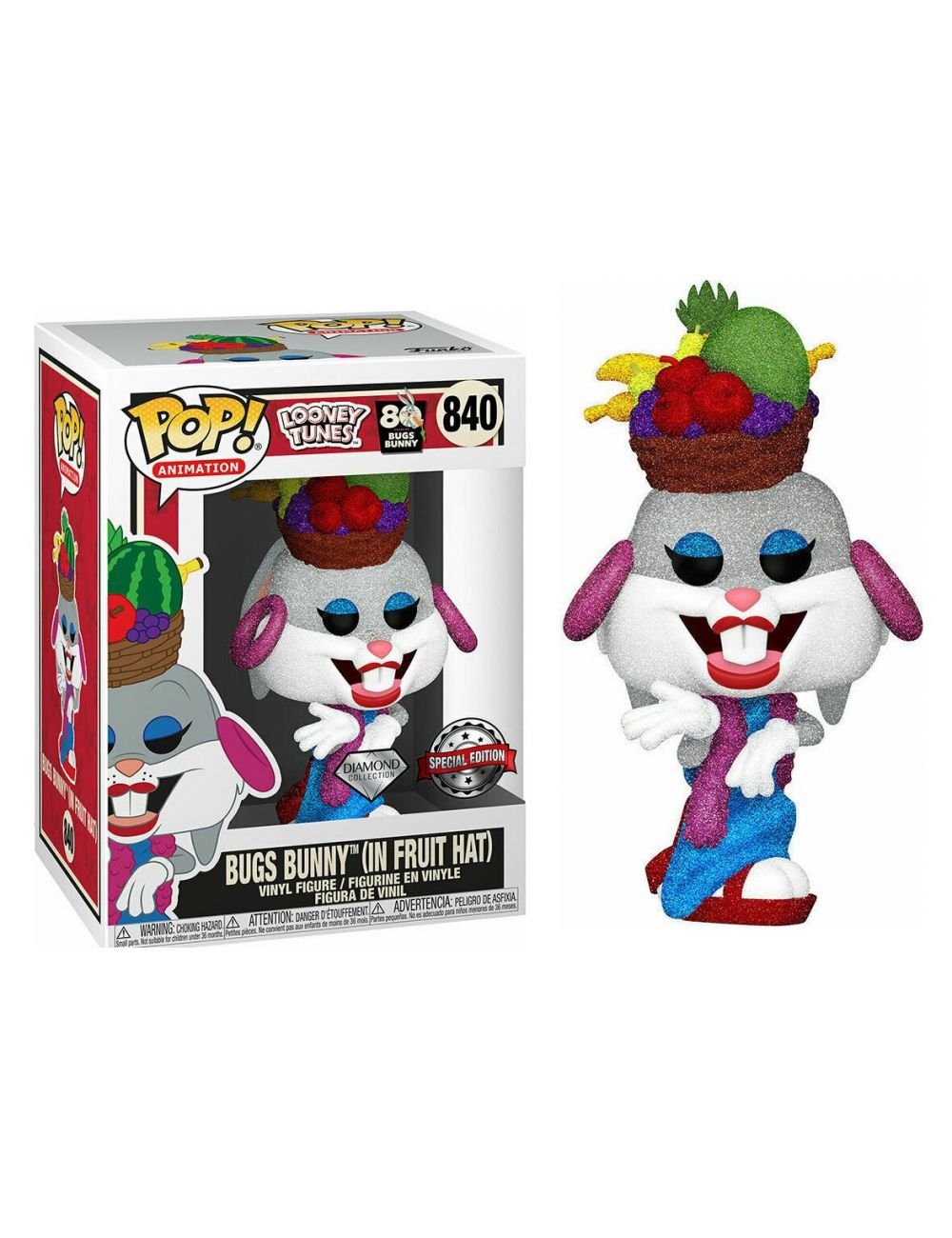 Funko POP! Looney Tunes - Bugs Bunny in Fruit Hat (Diamond Collection)