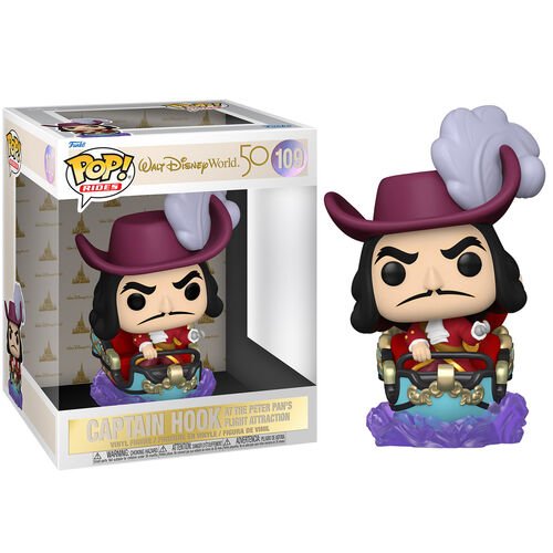 Funko Pop! Rides: Disney 50th Anniversary - Hook on Peter Pan Flight