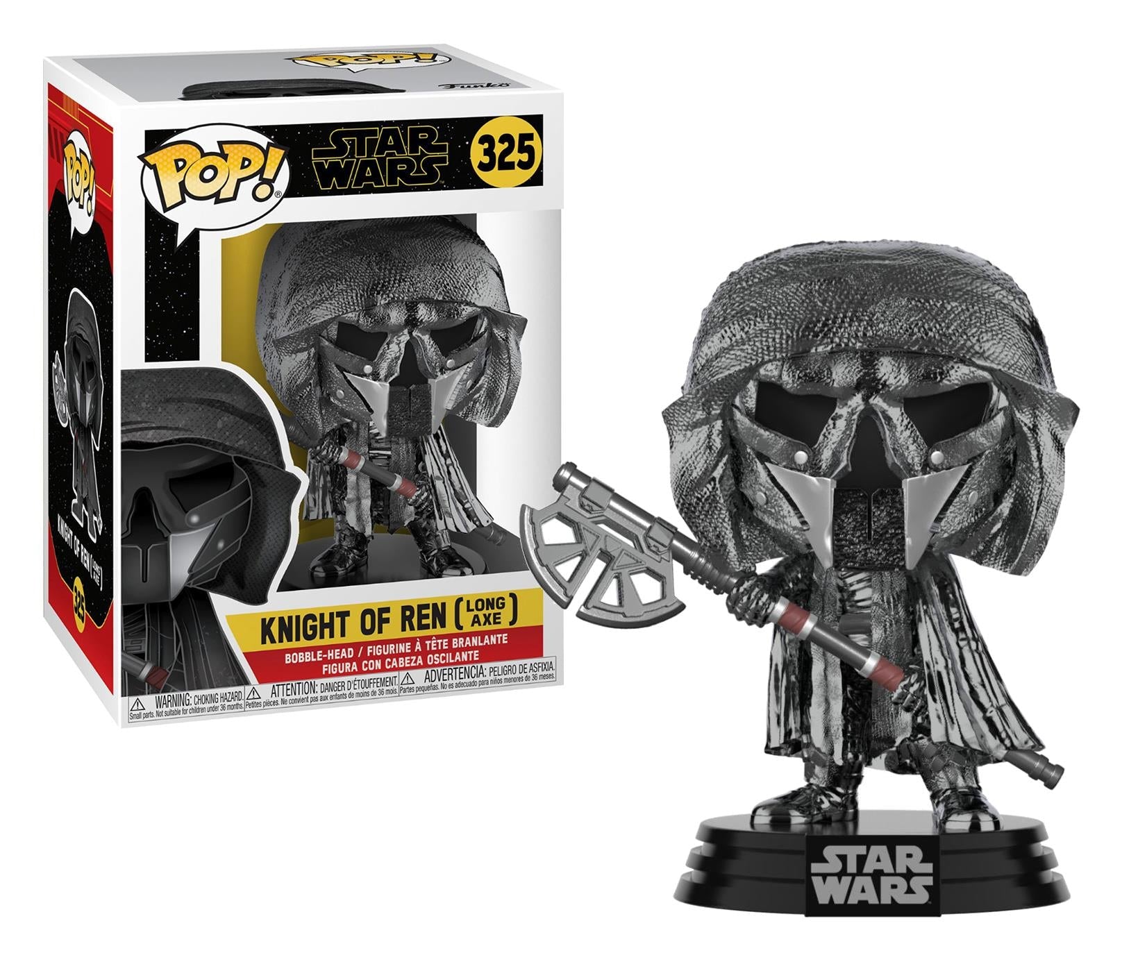 Funko POP! Star Wars E9 Rise of the Skywalker - Knights of Ren Axe (Hematite Chrome)