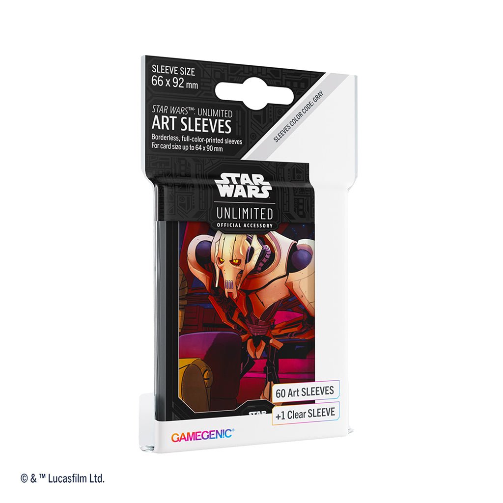 Gamegenic Card Sleeves - Star Wars Unlimited: General Grievous - 4251715415726 - Crystal Lotus