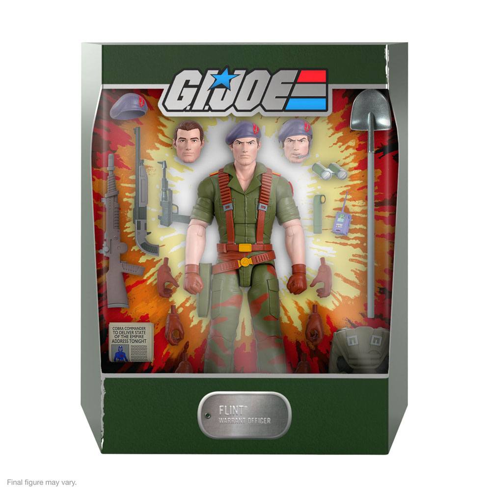 G.I. Joe Ultimates Action Figure Flint 18 cm - 840049818361 - Crystal Lotus