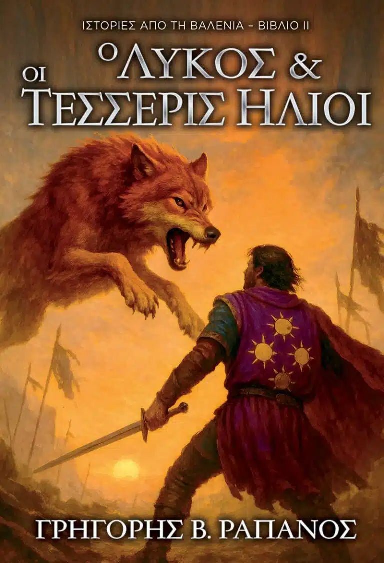 Ιστορίες Από τη Βαλένια, Βιβλίο 2: Ο Λύκος και οι Τέσσερις Ήλιοι (του Ράπανου Γρηγόρη Β.) - 9786186010323 - Crystal Lotus