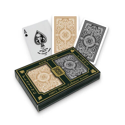Kem 100% Plastic Arrow Black & Gold Wide Standard Index - 073854200858 - CrystalLotus.eu