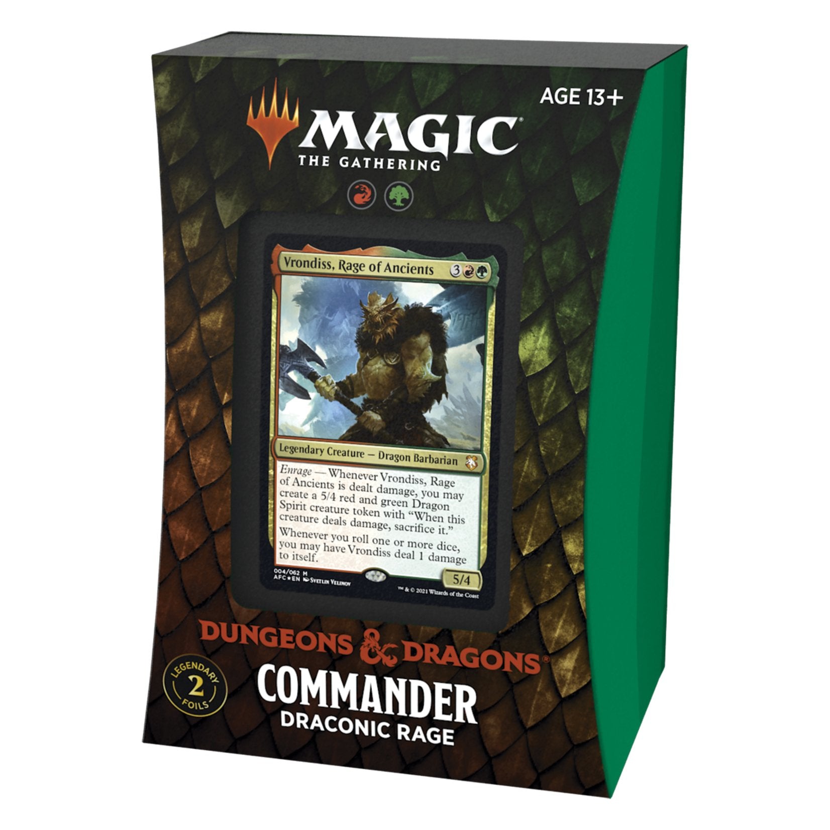 Magic the Gathering - Adventures in the Forgotten Realms Commander Deck : Draconic Rage - 630509982677 - CrystalLotus.eu