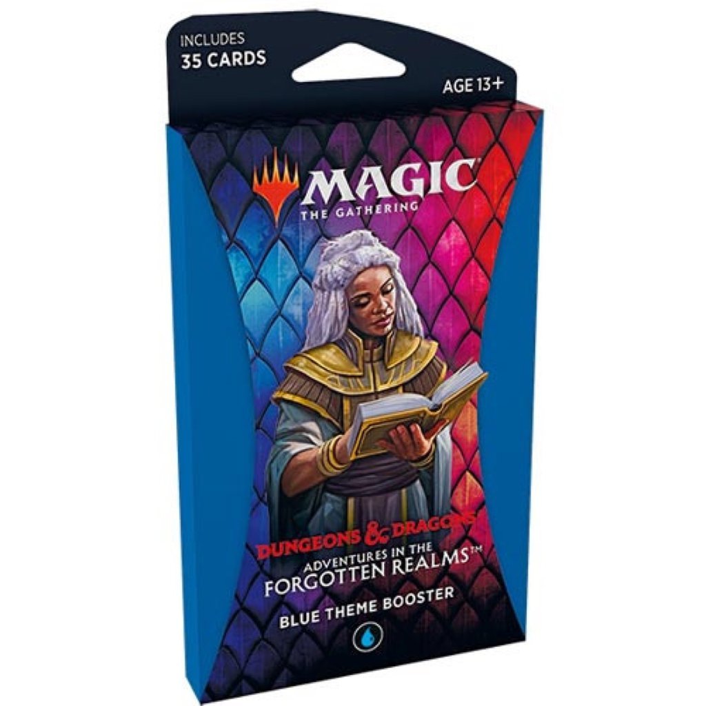 Magic the Gathering - Adventures in the Forgotten Realms Theme Booster - Blue - 630509982845 - CrystalLotus.eu